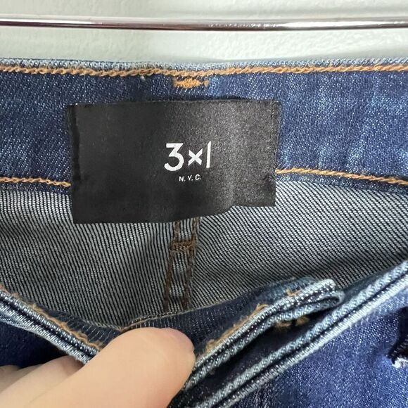 3X1 SABINA GIRLFRIEND JEANS SIZE 30 MID RISE CROPPED BOYFRIEND FIT NEW WITH TAGS - Picture 8 of 15
